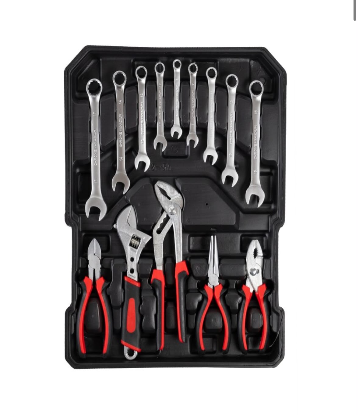 Set valigia utensili attrezzi da lavoro in cromo vanadio 849 pezzi trolley