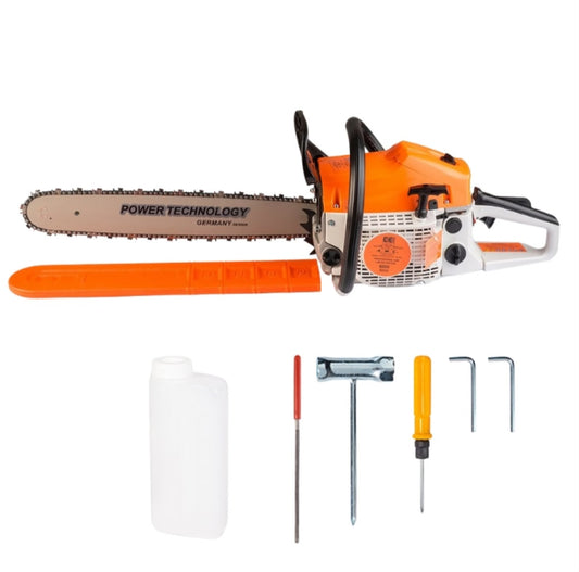 Motosega a scoppio 52cc profondita' lama 50cm professionale per giardinaggio