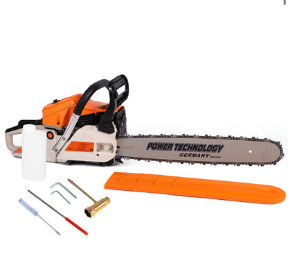 Motosega a scoppio 52cc profondita' lama 50cm professionale per giardinaggio