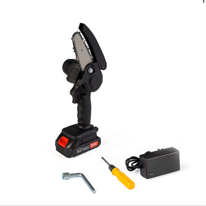 Motosega a batteria con lama 10 cm potatrice elettrica da giardino leggera 24V