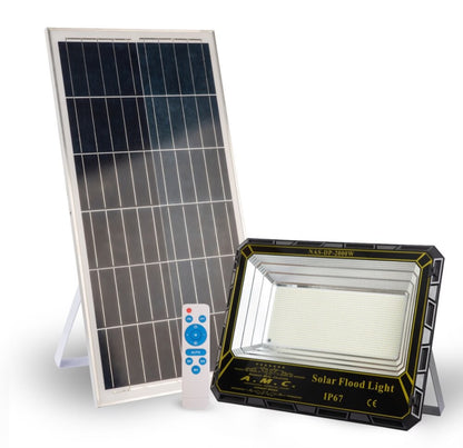Faro Solare a Led 2000W pannello solare con sensore e telecomando, IP 67