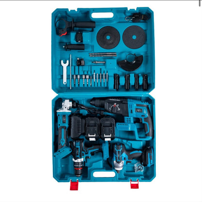 Kit 4 in 1 Avvitatore + Avvitatore a Impulsi + Smerigliatrice + Tassellatore 88V