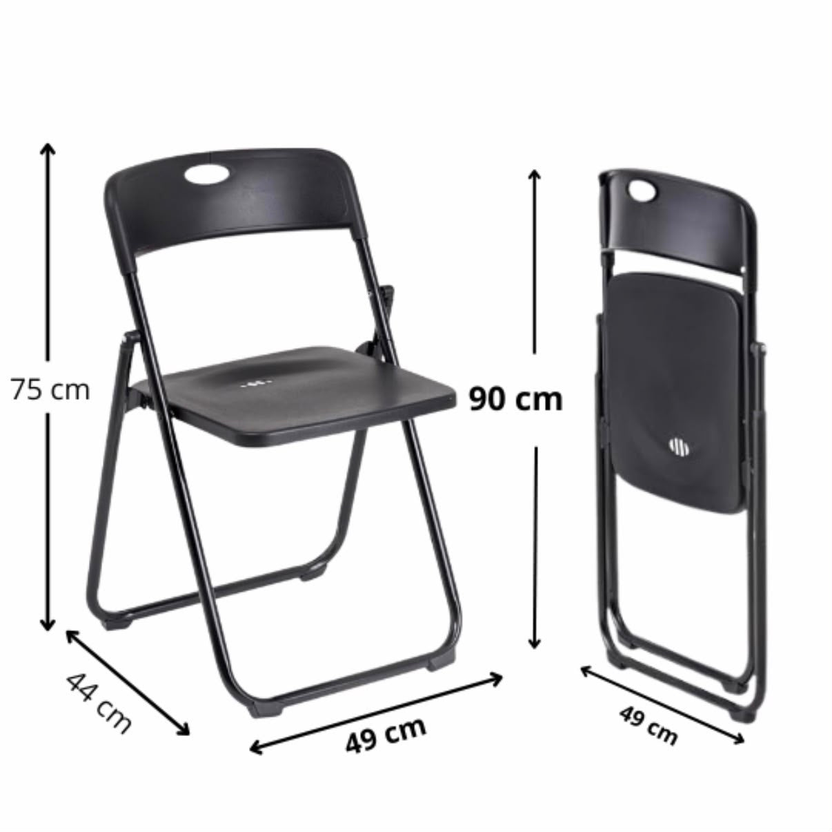 Set di 6 Sedie Pieghevoli Salvaspazio