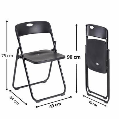 Set di 6 Sedie Pieghevoli Salvaspazio