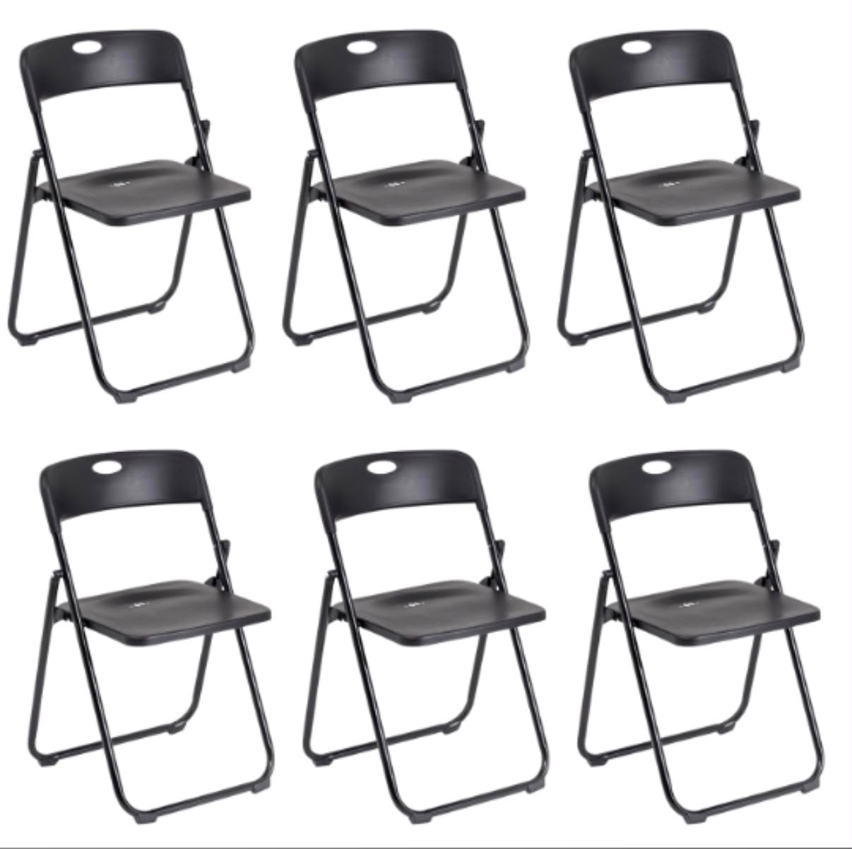 Set di 6 Sedie Pieghevoli Salvaspazio